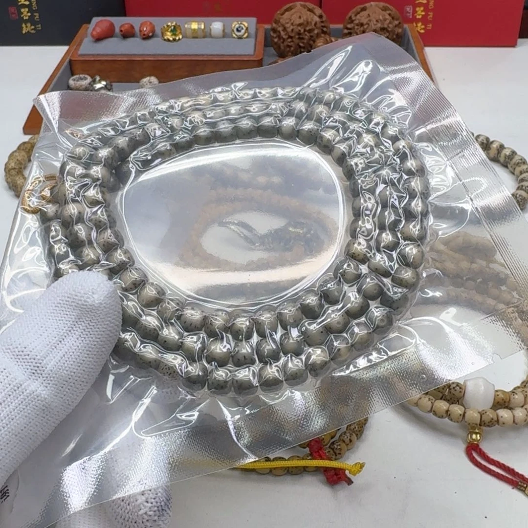 星月菩提手串11灭世糯冰绿星月大眼睛7左右桶108
