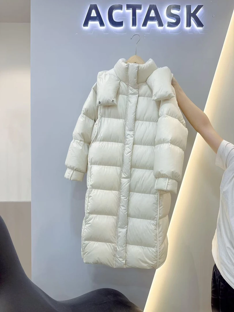 【ACTASK品牌】ACTASK高端定制2024新款波兰进口90白鹅绒服羽绒服