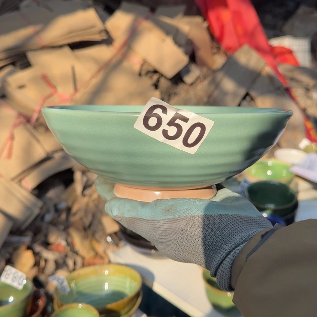 茶盏陶瓷工艺品，磁州窑国营五厂煤烧