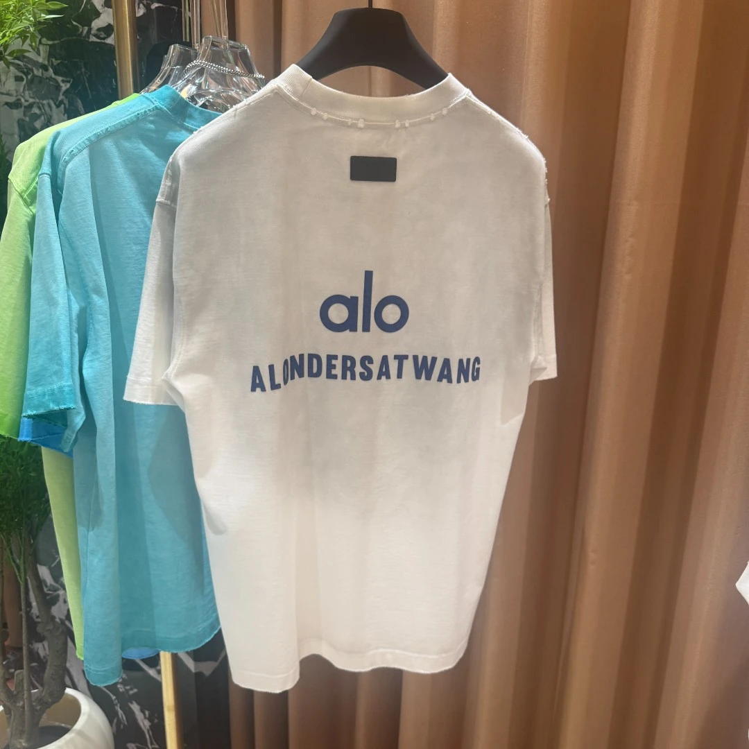 ATFANSON【10】T1101#春夏季潮奢轻奢圆领宽松休闲透气短袖