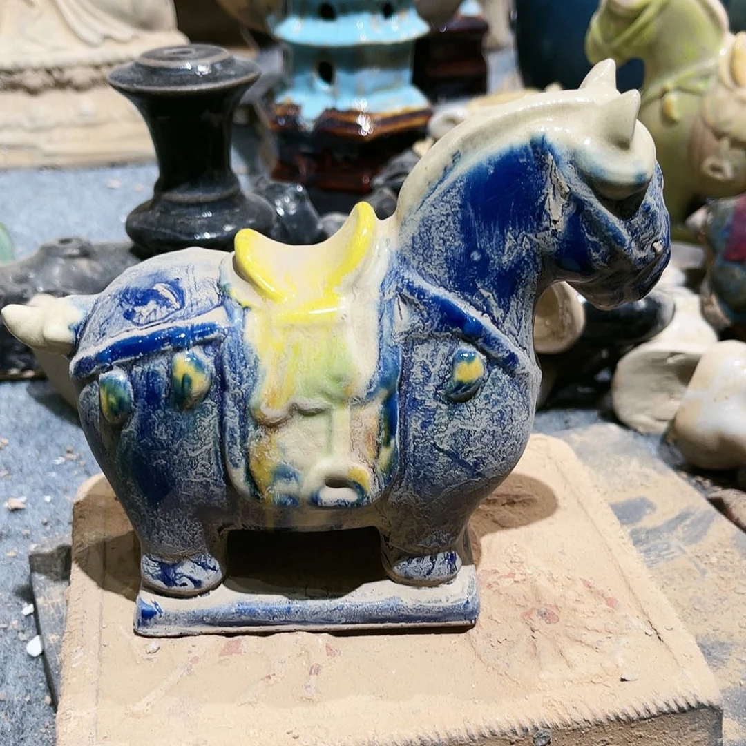 瓦当摆件茶台的小