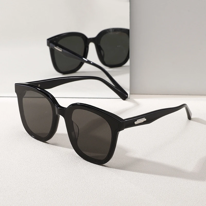 GM时尚墨镜男款板材框尼龙片内镀绿膜潮流太阳镜女防紫外线强光