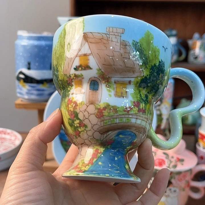陶景德镇釉下手绘陶瓷