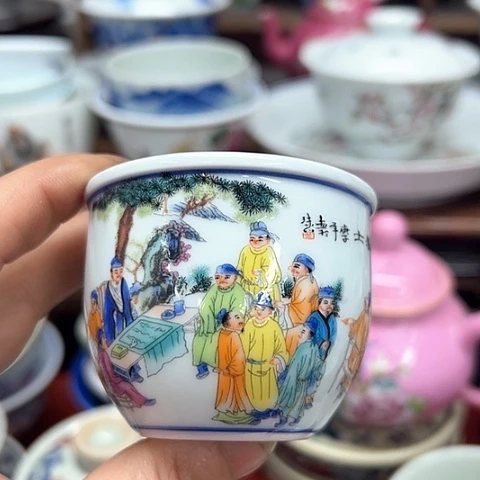 杯子景德镇陶瓷主人杯