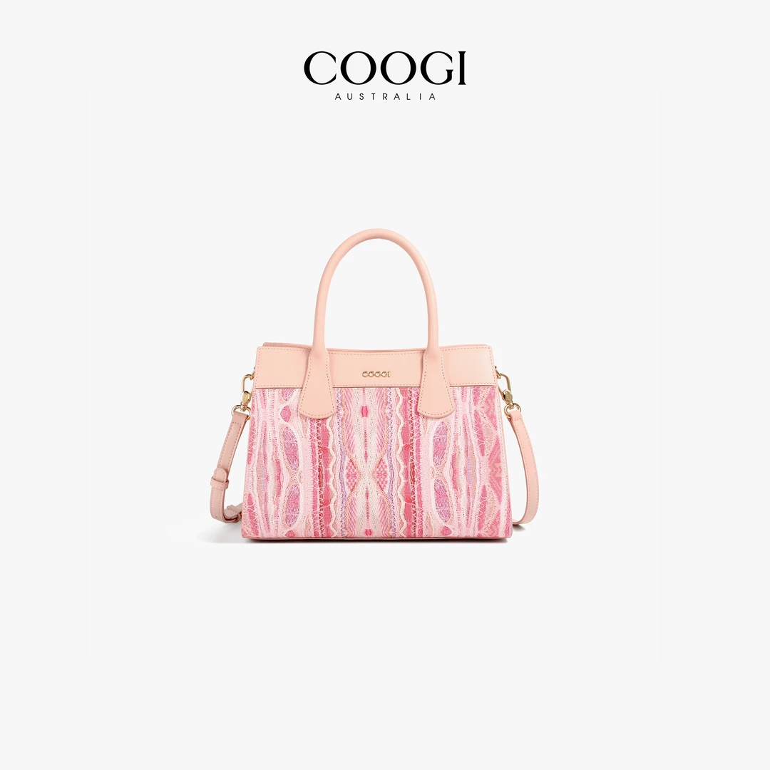 COOGI女包苦瓜纹大容量手提包通勤百搭单肩包斜跨包手拎包送老婆