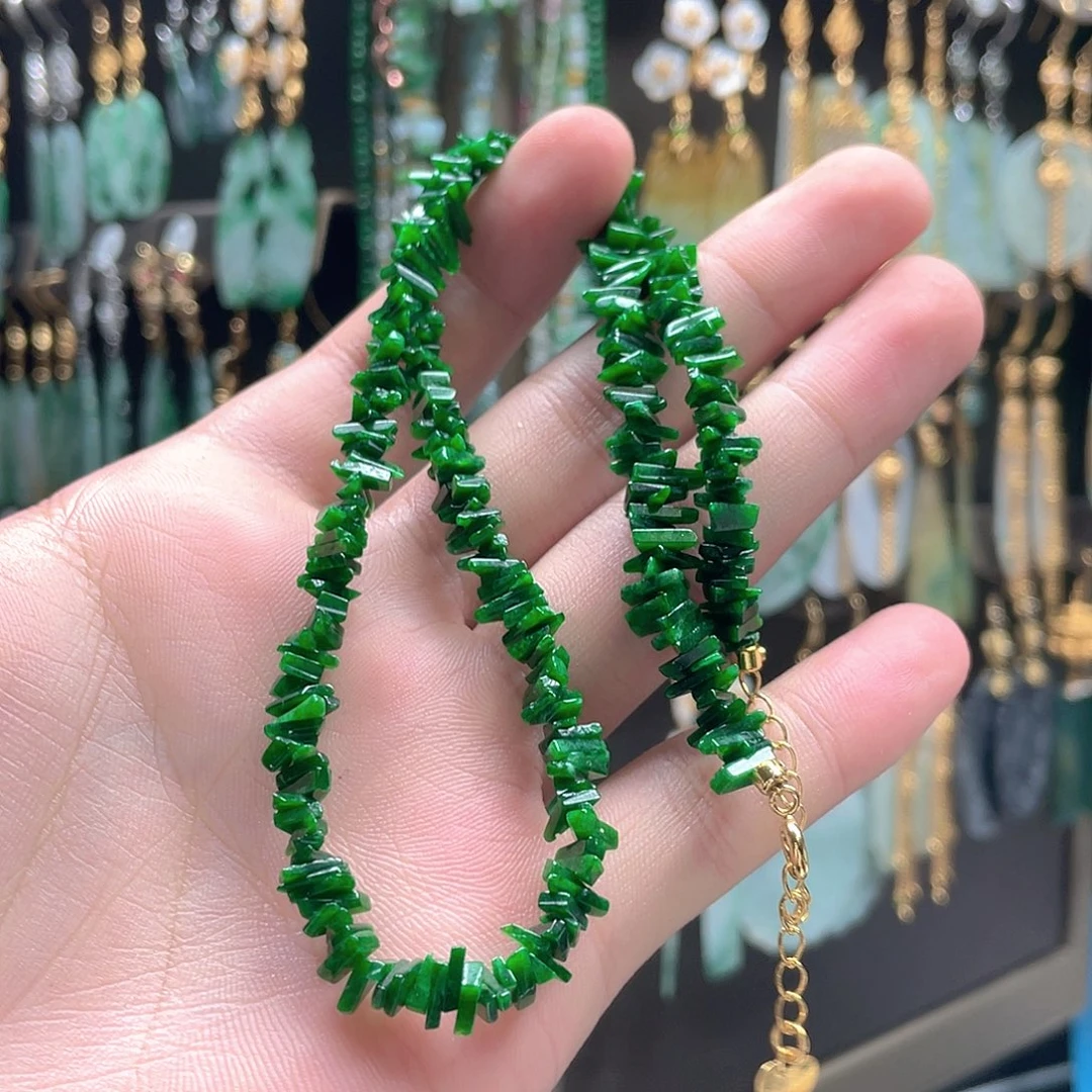 翡翠未镶嵌耳饰翡翠