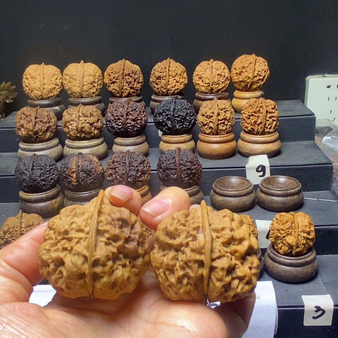 吊坠文玩核桃上古45