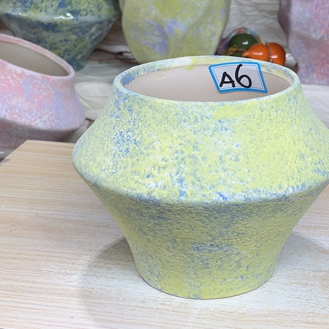陶瓷绿植多肉微瑕花盆外口径：11*13