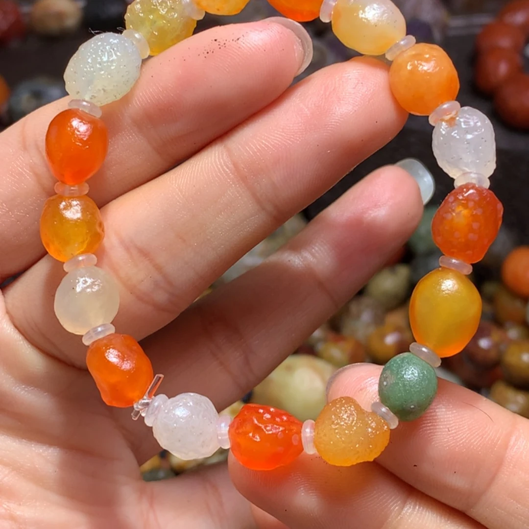 未镶嵌玛瑙/玉髓珠宝半成品