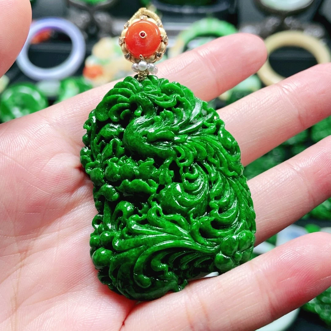 颈饰未镶嵌翡翠翡翠吊坠