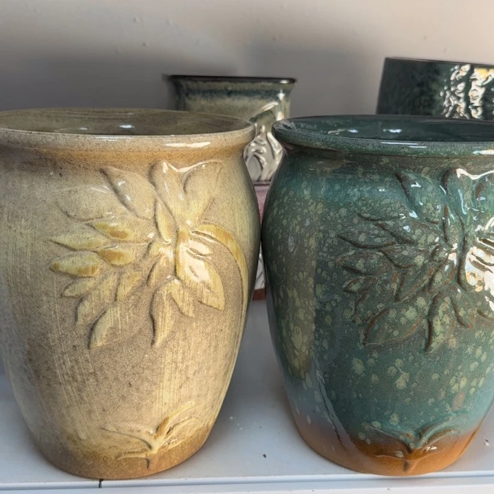 紫砂花盆口20高25，111111