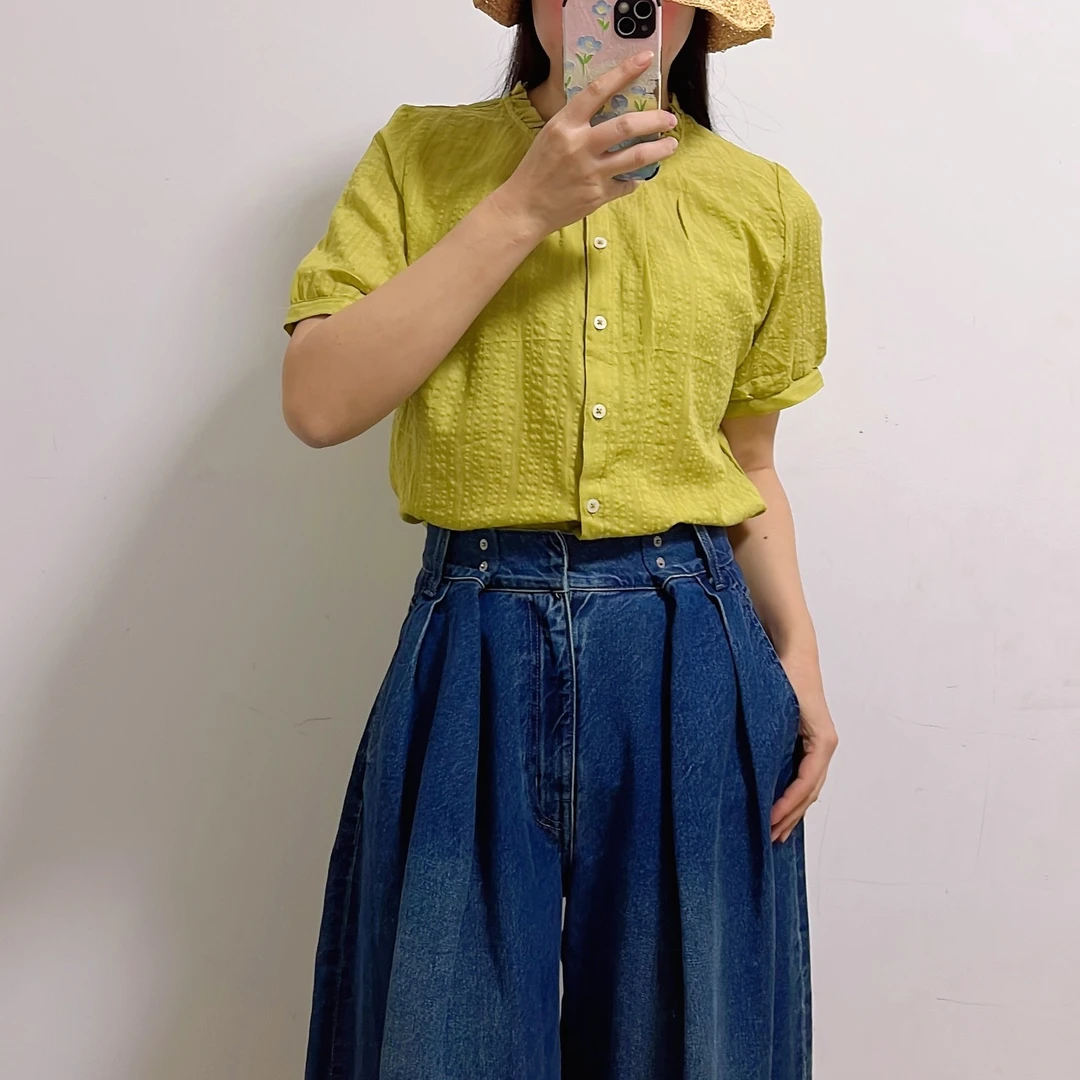 主营日系森系棉麻休闲百搭女装女生韩系ins衣服