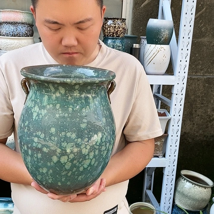 红泥花盆口21高27福利