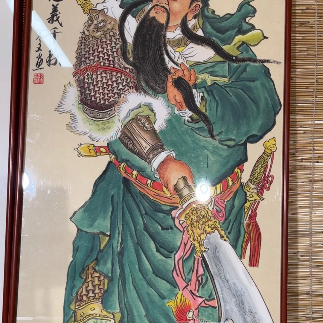 国画卷轴定制尺寸手绘作品