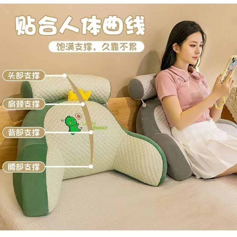 床头软包腰靠四季床头靠垫多功能沙发飘窗榻榻米抱枕家居坐垫