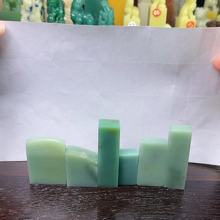 云南石缅甸绿扁章6方