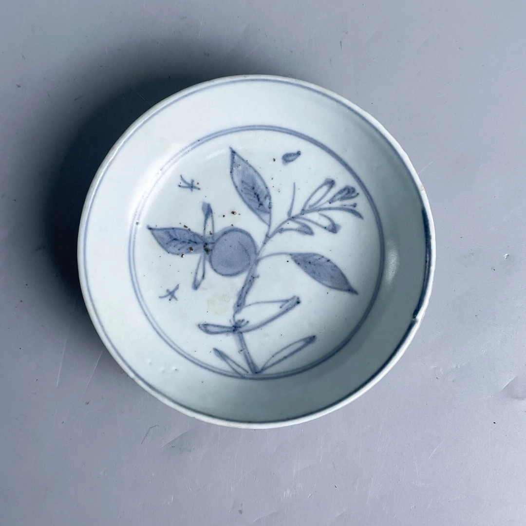 明天启 青花花卉小盘M25FY001A69