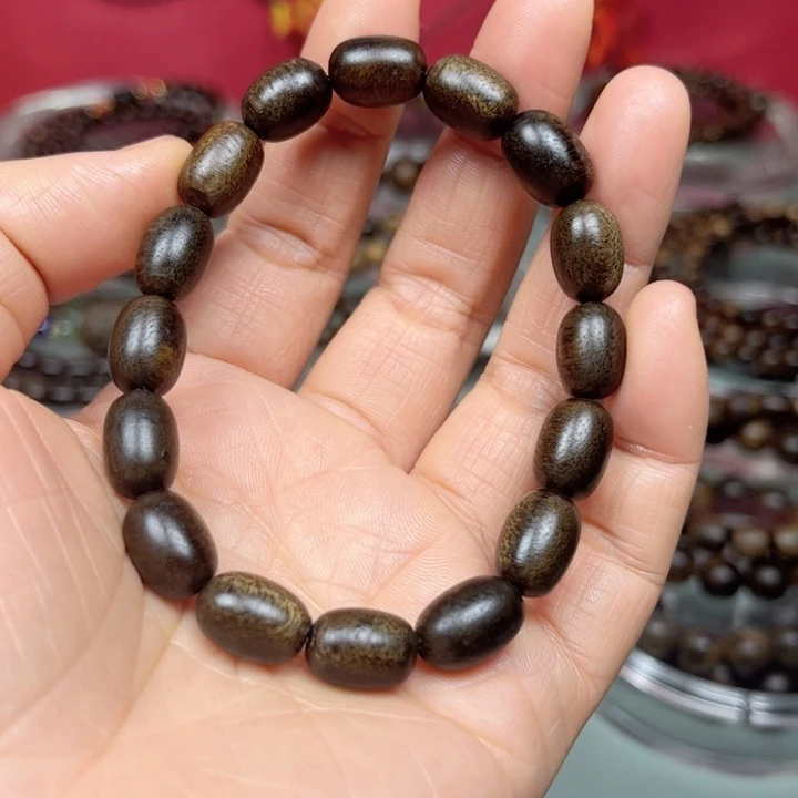 沉香手串富森红土0.8沉水手串