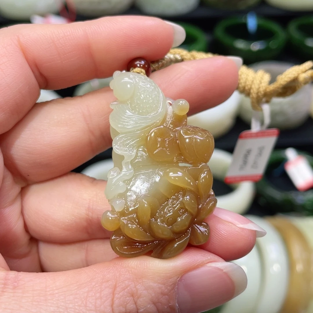 吊坠(不含链)未镶嵌和田玉