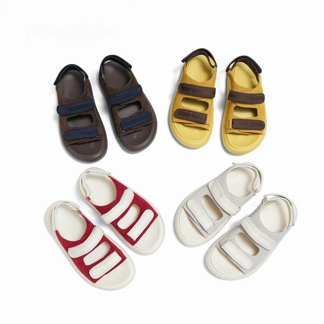 2025春夏上新原创首发罗马凉鞋敲软敲舒适软底轻便女凉鞋5L120