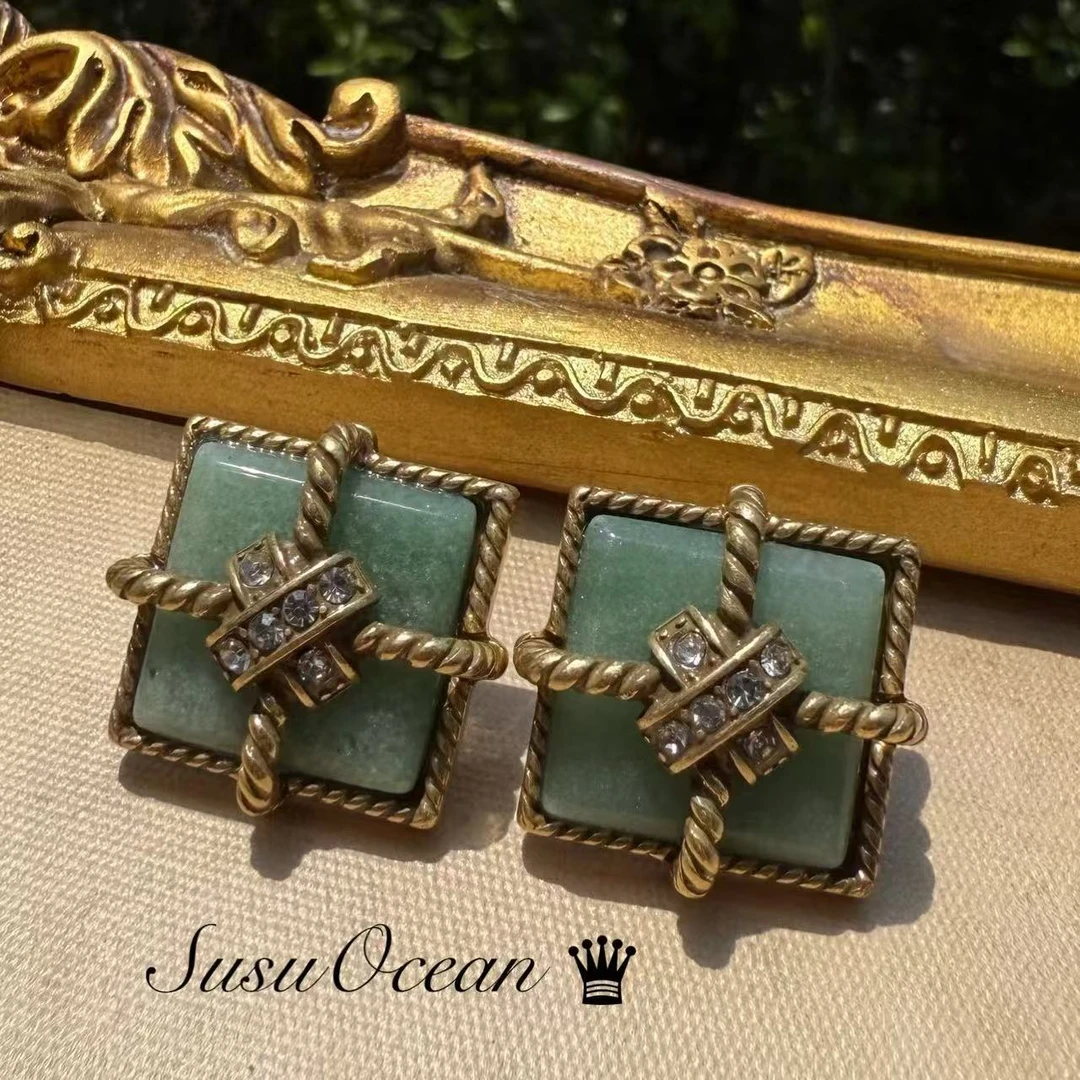 铜合金仿水晶耳饰 【1143】SusuOcean经典珍藏1