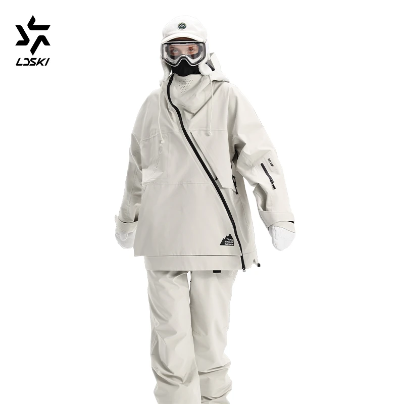 LDSKI滑雪服滑雪裤KET刃滑雪服套装情侣透气防风保暖