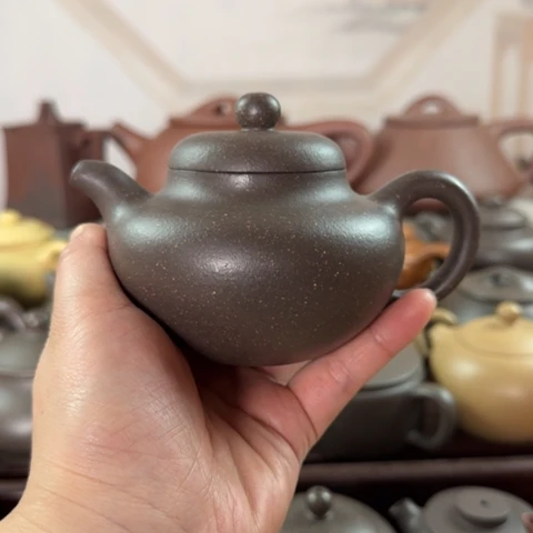 茶壶紫砂梨皮天青200cc