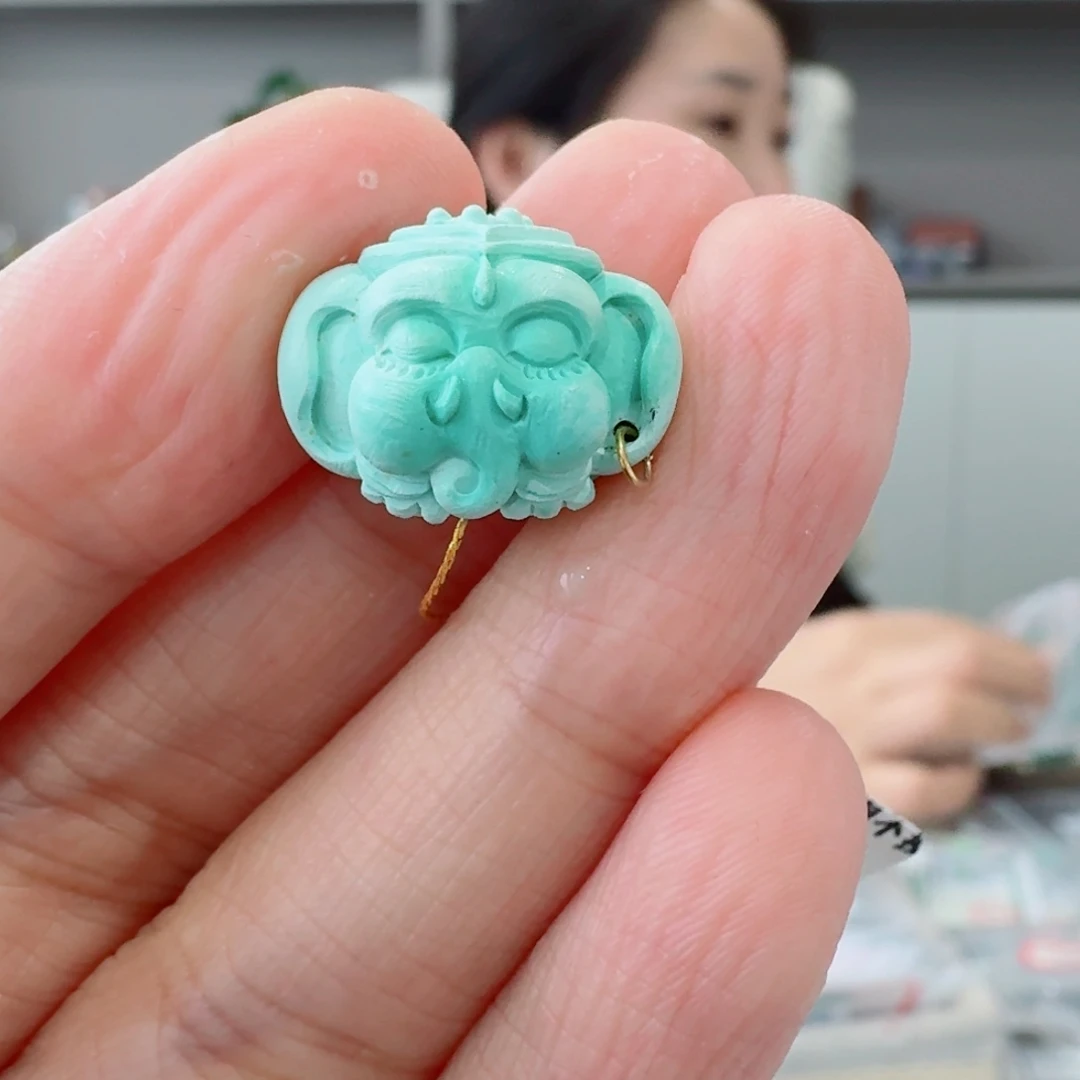 未镶嵌绿松石珠宝奇石