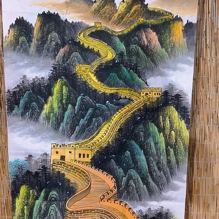 锦***遂带灯款装饰画作品欣赏