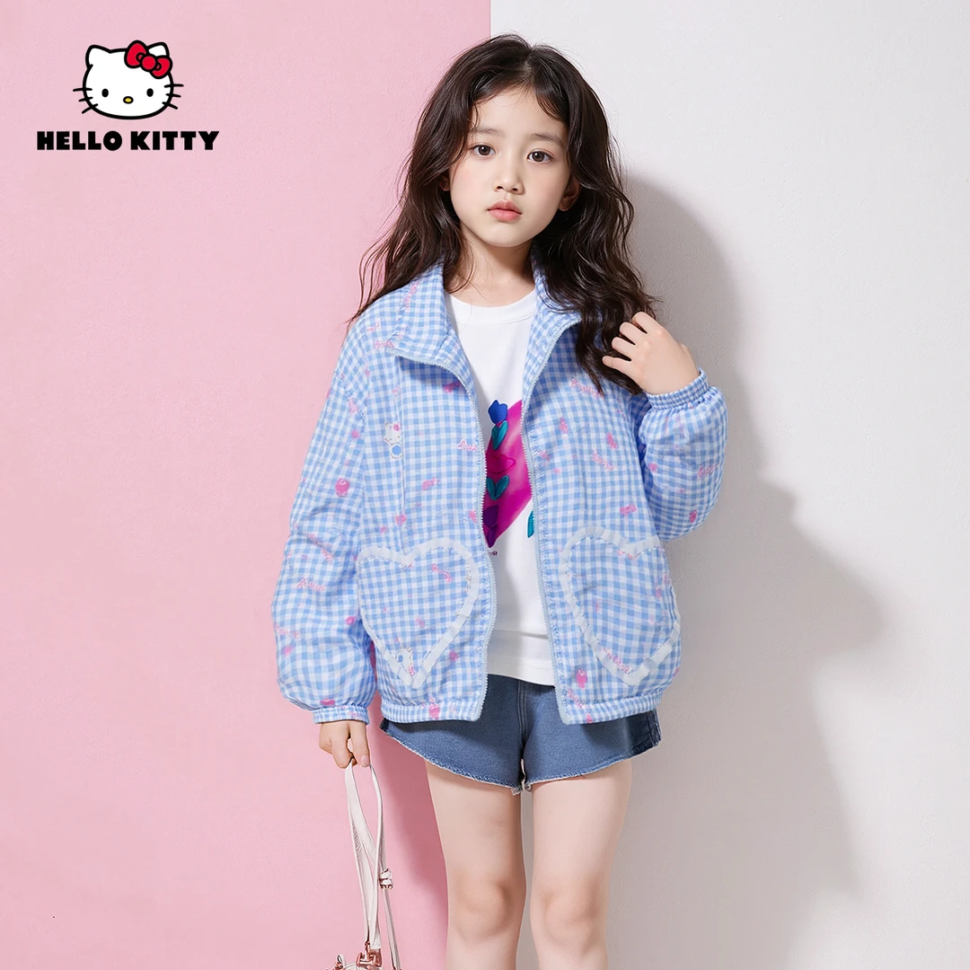 HelloKitty品牌童装夏季轻薄舒适防晒衣女宝上衣AC5228MK307  KT