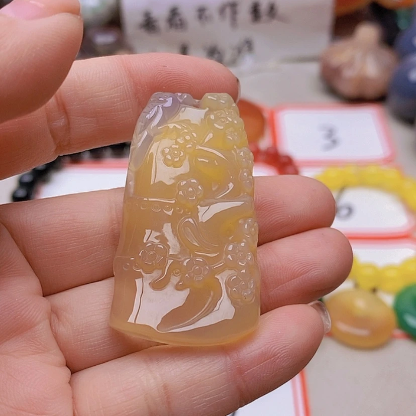 【闪购商品】未镶嵌玛瑙/玉髓珠宝半成品古****鸣