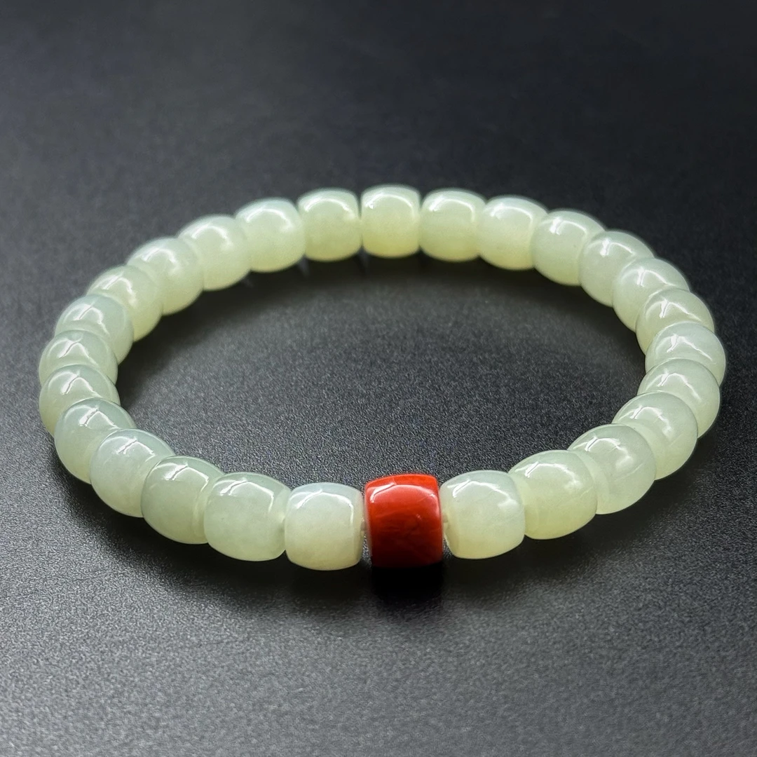 小天出品· 迪克兰单圈8m和田玉手串(THTY6193多样性发货)简约