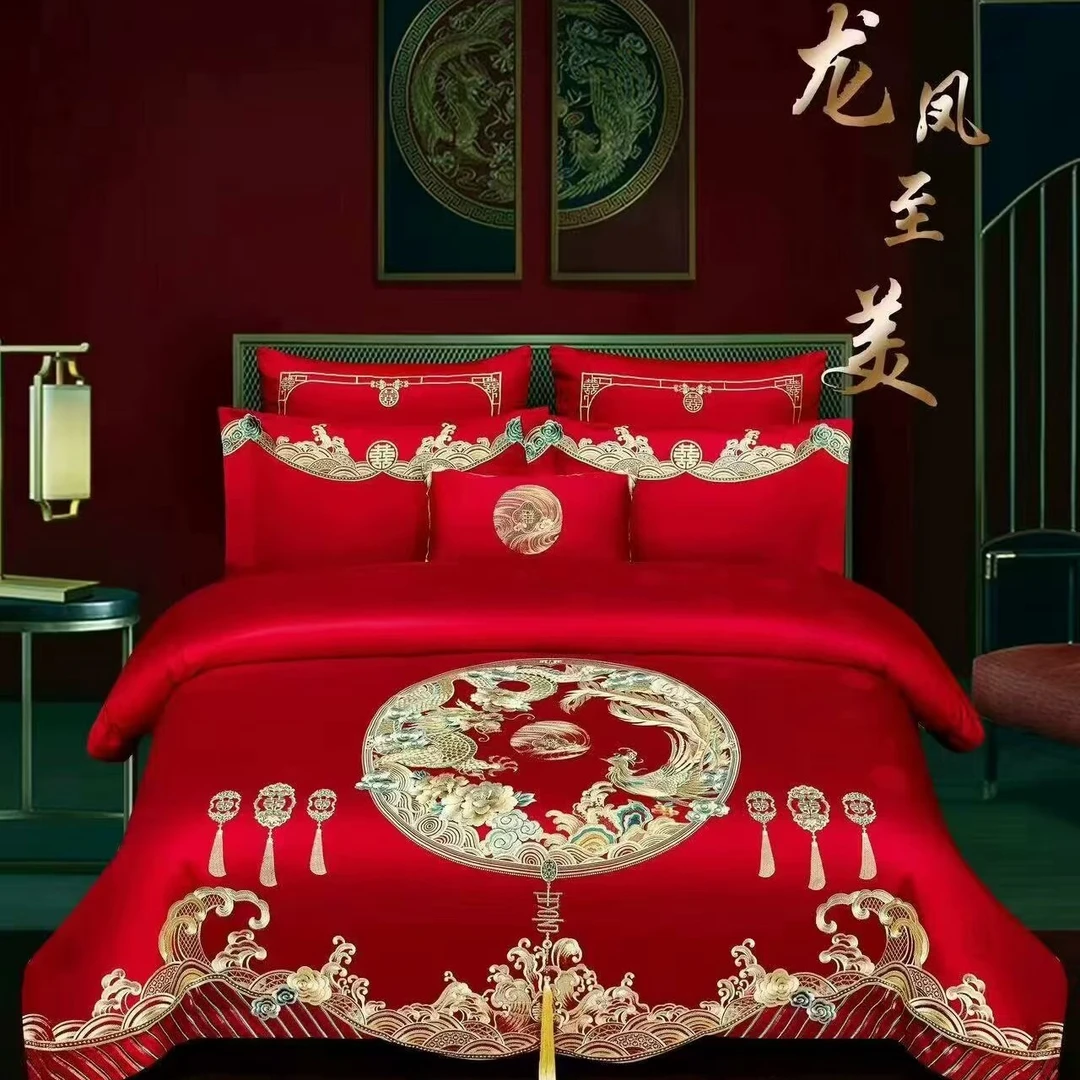 结婚中国风喜庆大红色