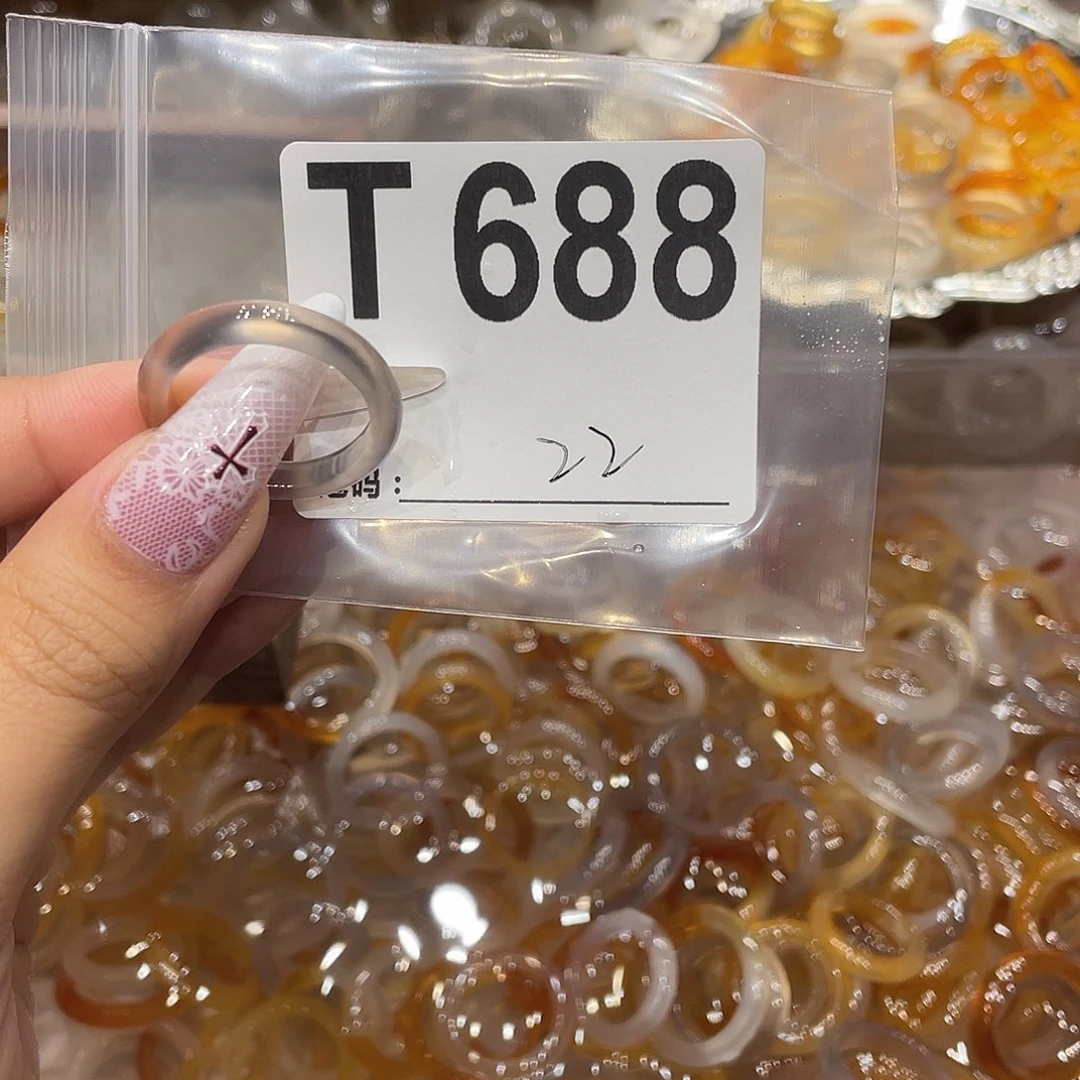 玛瑙/玉髓未镶嵌戒指688