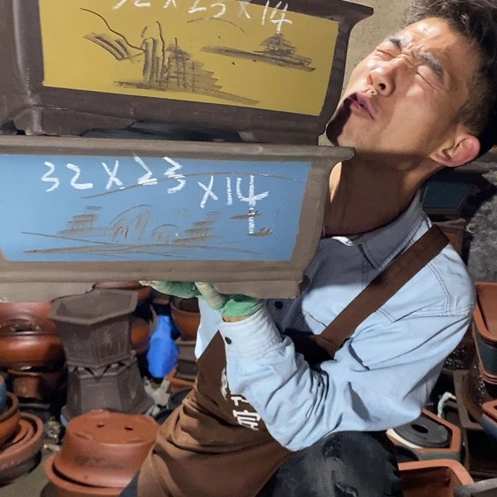 红陶紫砂花盆紫砂花盆