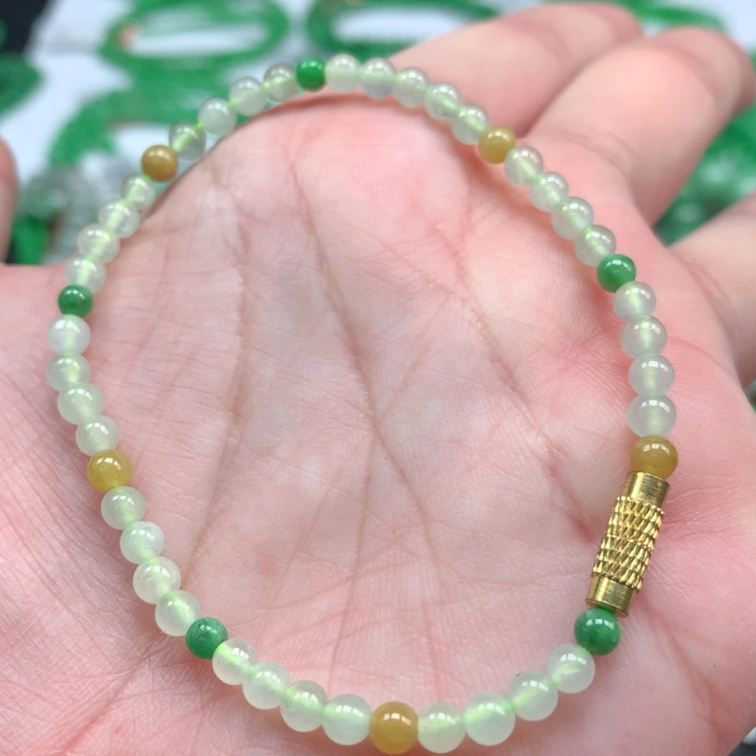 翡翠手链未镶嵌翡翠