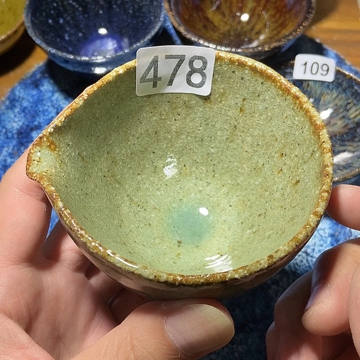 茶盏龙窑柴烧柴烧落灰