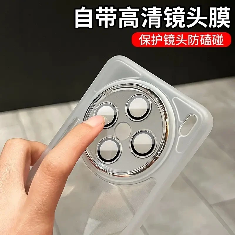 适用vivox300手机壳新款x300pro透明防摔x200自带镜头膜超薄软壳