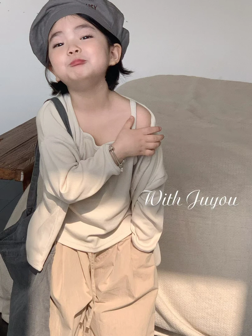 92085【具有】韩系开衫两件套