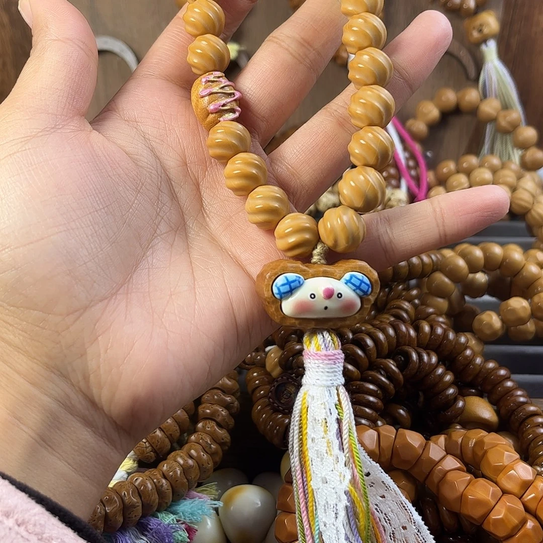 吊坠猴头核桃天然猴头核桃手串手持手捻标题