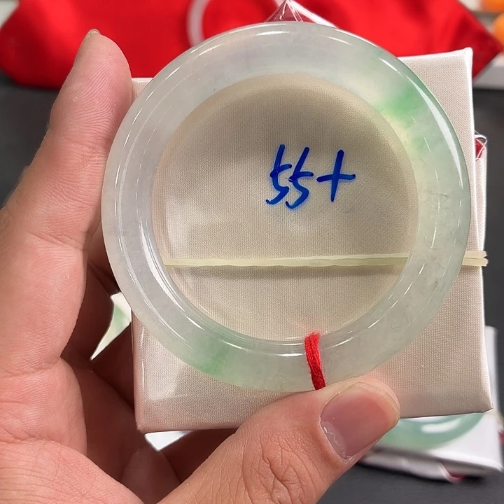 翡翠未镶嵌手镯天然翡翠手镯48号