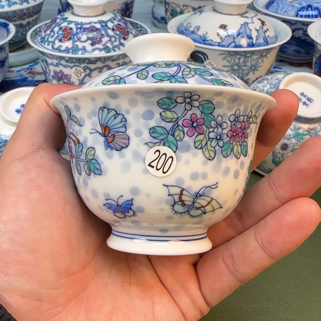 景德镇手工手绘茶具200