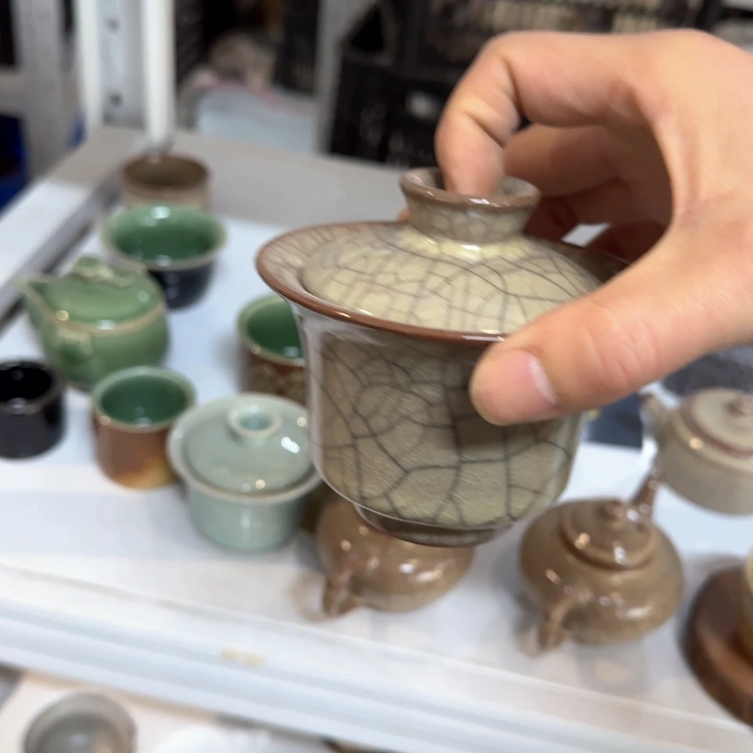 小金茶具青瓷茶器