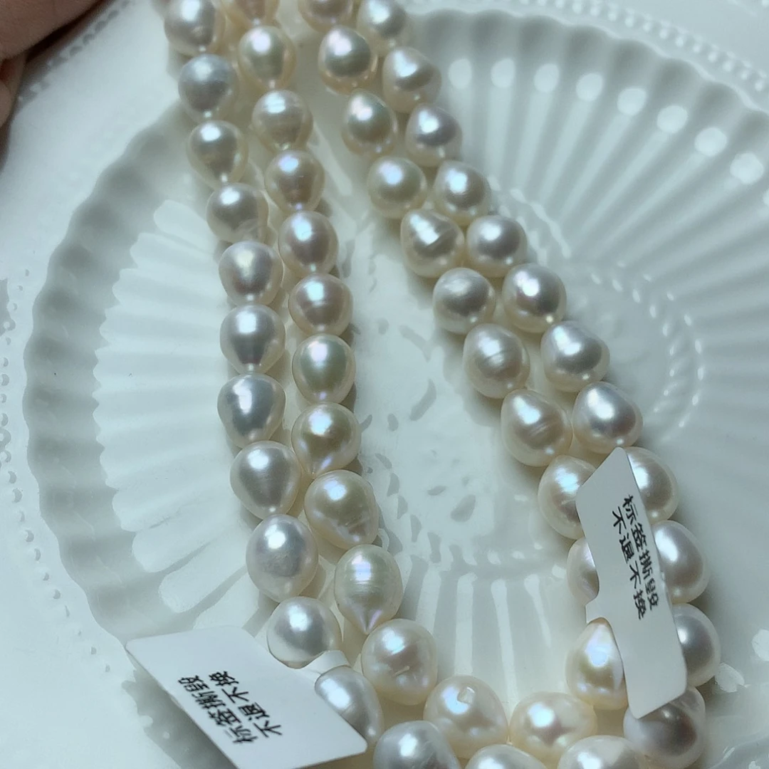 淡水珍珠8-9未镶嵌x3项链
