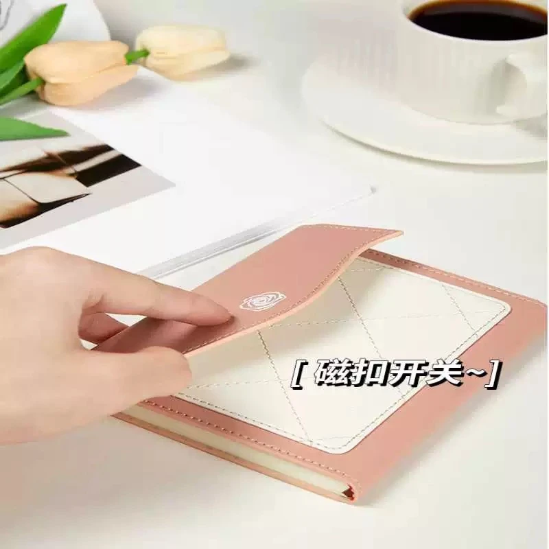 B6三折页空白本小清新简约手账本学生日记本旅游打卡本便携精致