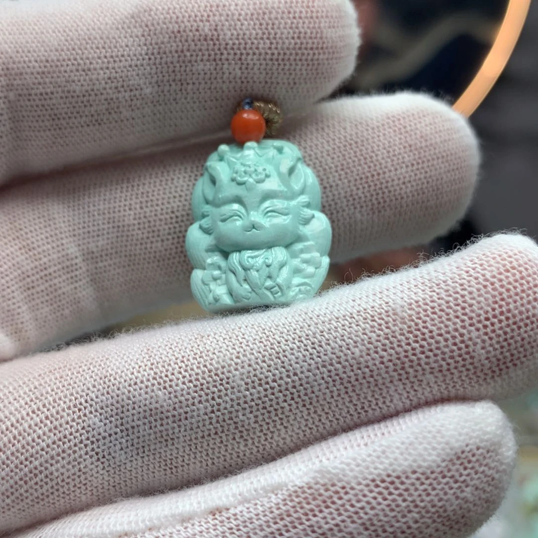 绿松石挂件未镶嵌