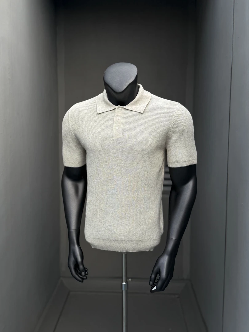 91studio 老钱风针织polo衫男女夏季痞帅优雅棉麻T恤短袖斯文上衣