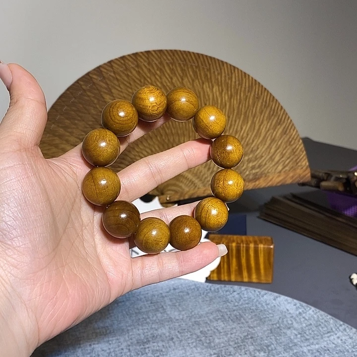 扇子金絲楠木手串
