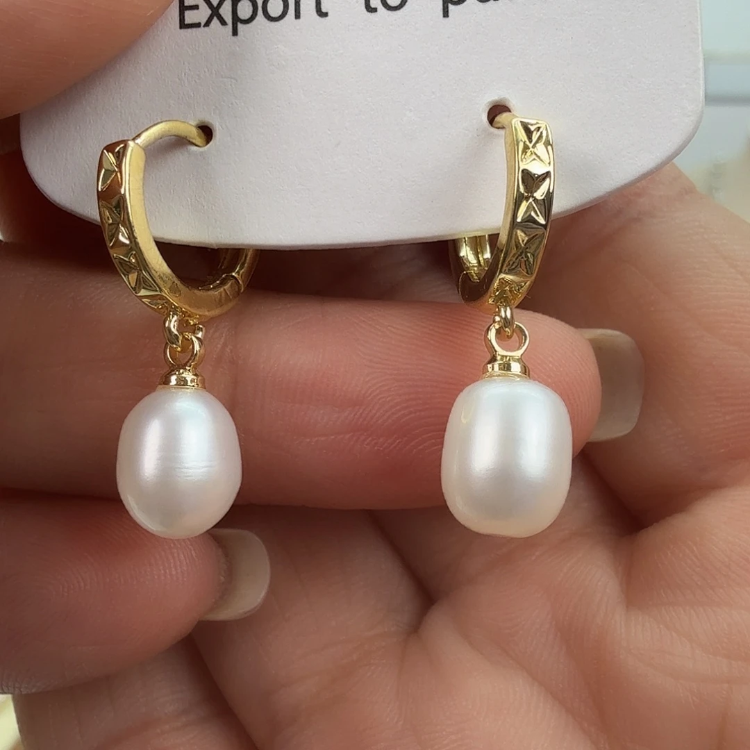 淡水珍珠未镶嵌耳饰