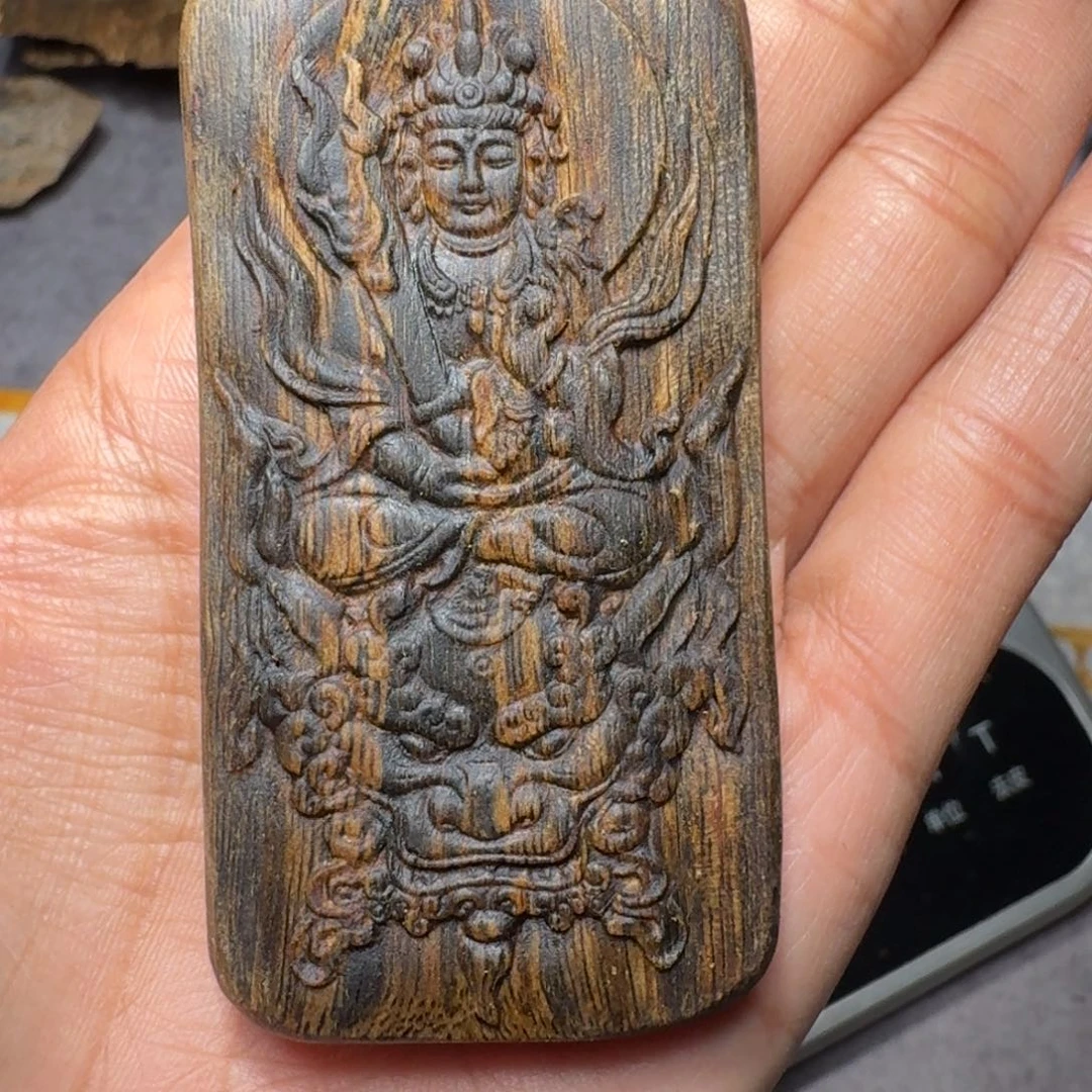 @***木乌身雕刻牌原材料20.3ke